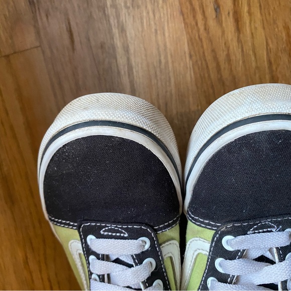 Vans Checkered Green Old Skool Style Van Size 1 Boys Unisex - Picture 5 of 7